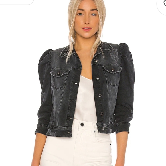 Retrofete Jackets & Blazers - Retrofete Ada denim Jacket distressed grey